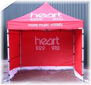 Your local radio station has a show tent too