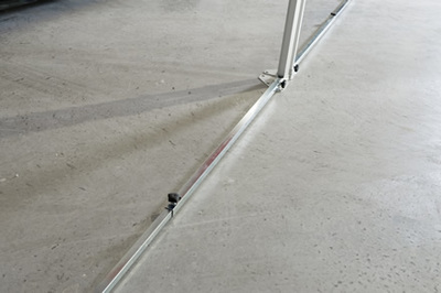 Base-bars give extra stability, allow the sides to be made taut, and keep the legs in check