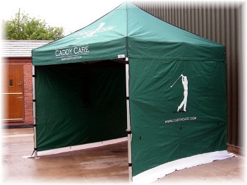 Out on the golf course, shelter is often needed