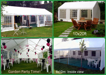 Range of marquees for hire