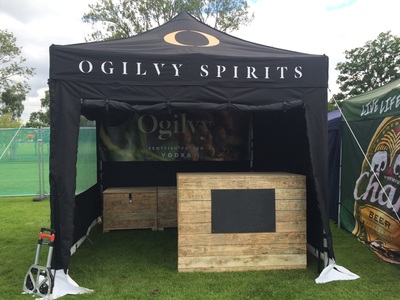 Ogilvy Spirits make vodka, we make their show tent