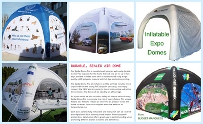 See our Domes section for an alternative presence at a show