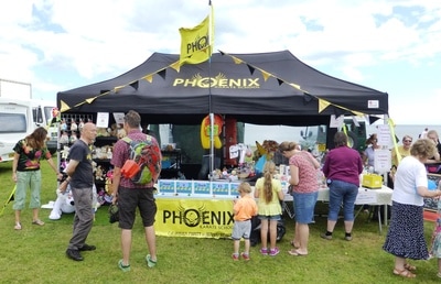Phoenix company show tent