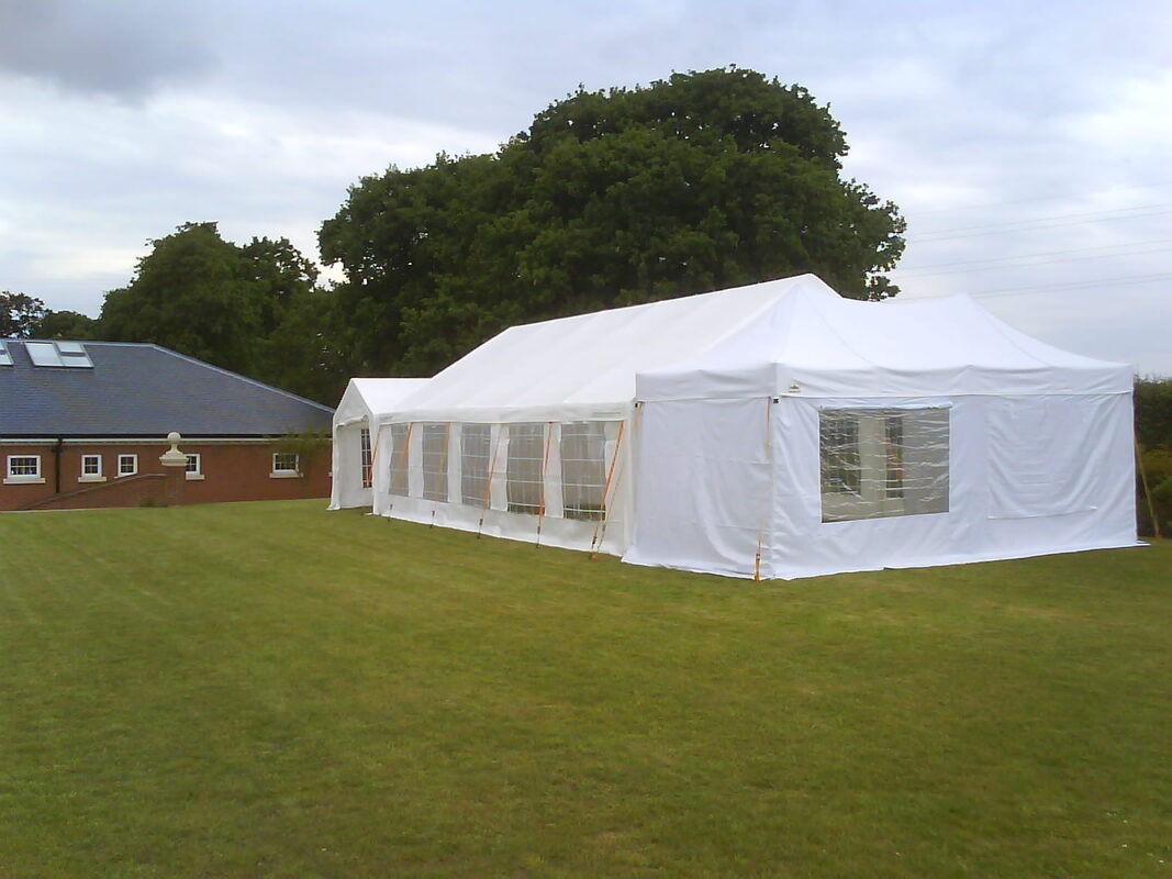 Marquees joined up at party Picture