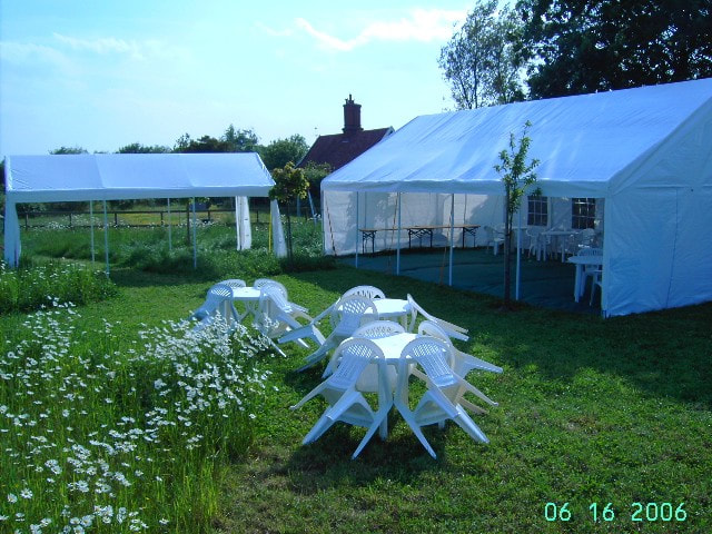 Meadow setting for marquee Picture