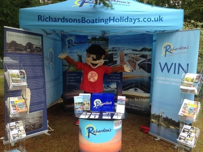 Richardsons Boating Holidays, promoting Norfolk Broads holidays