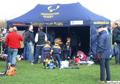 Activity tent in action at a show