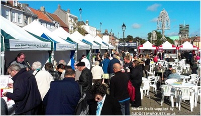 The food festival attracts crowds all day to the Gt Yarmouth market