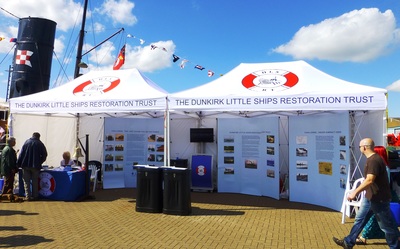 At the maritime festival, the Dunkirk Little Ships organisation is raising funds