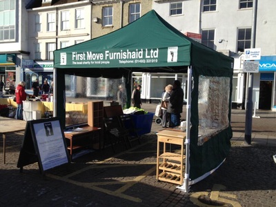 Set up in Great Yarmouth market to help deprived people furnish their homes