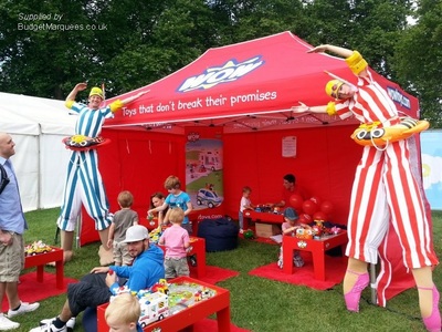 In Regent's park, London WOW Toys are attracting lots of attention