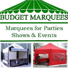 Budget Marquees logo